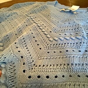✨NWT LOFT Light Blue Crewneck Sweater